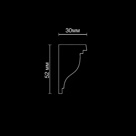 Карниз потолочный гипсовый Artpole SKT33