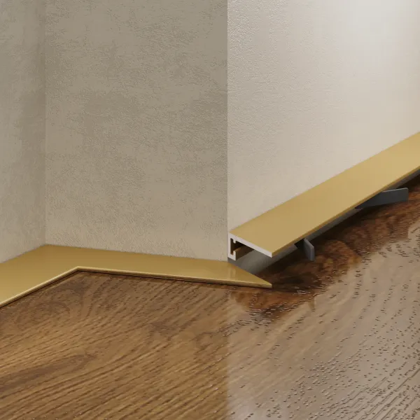 стык 15 мм золотой