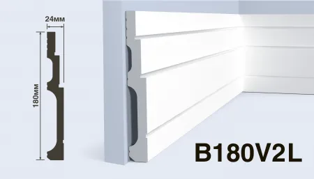 Плинтус напольный HIWOOD B180V2