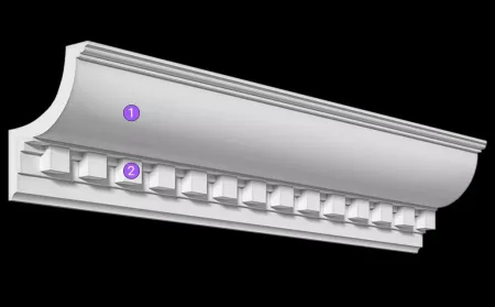 Карниз потолочный гипсовый Artpole SK147N