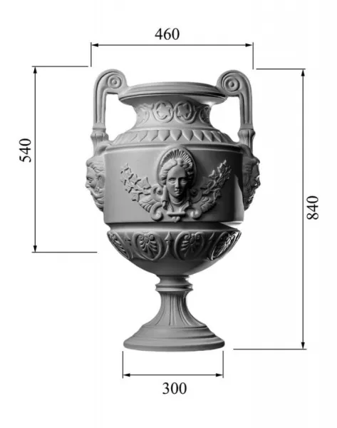 Вазон DECORUS VZ-006