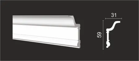 Карниз потолочный DECOR DIZAYN DD501