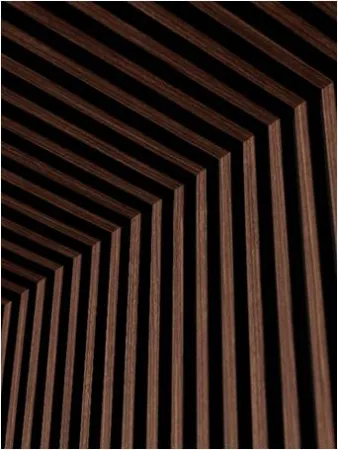 Рейка левая декоративной панели LINERIO L-LINE-chocolate