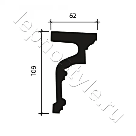 Подоконный элемент Европласт 4.82.301
