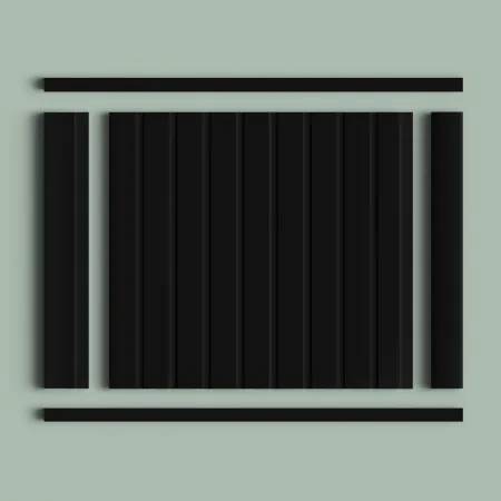 Молдинг HIWOOD D12V1 BK