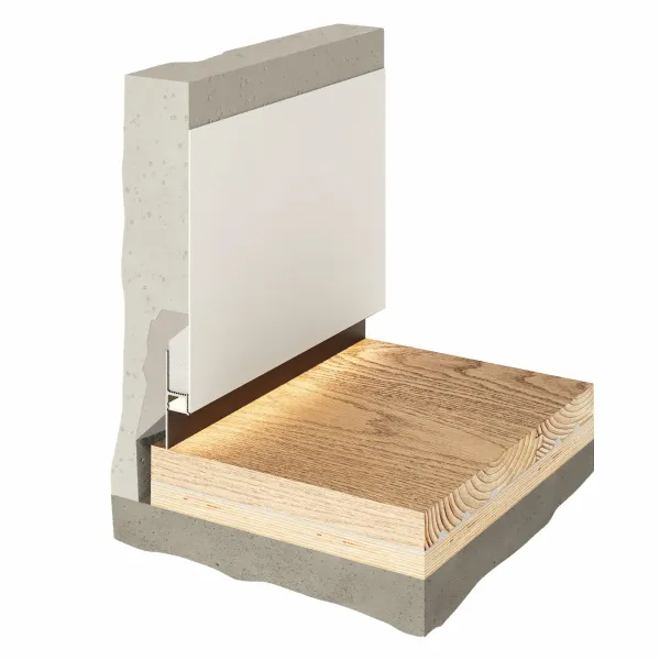 Универсальный теневой профиль D003.2A Черный 