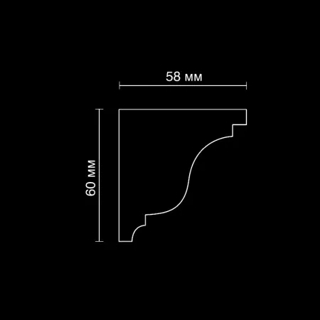 Карниз потолочный гипсовый Artpole SKT24