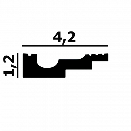 Молдинг Перфект Plus Р105