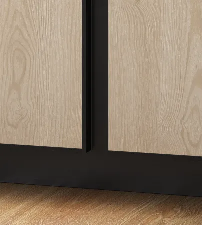 Теневой плинтус LACONISTIQ REVERSE 2.0 с кромкой 1.5мм., для панелей и керамогранита, Светлое золото