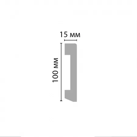 Плинтус напольный Decomaster D036
