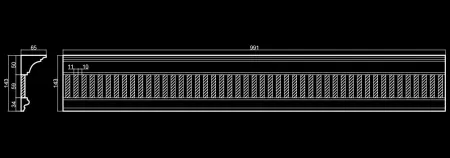 Карниз потолочный вентиляционный Artpole SK129