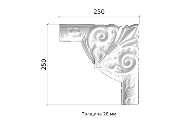 AC258-11_dimensions_250x250x28mm
