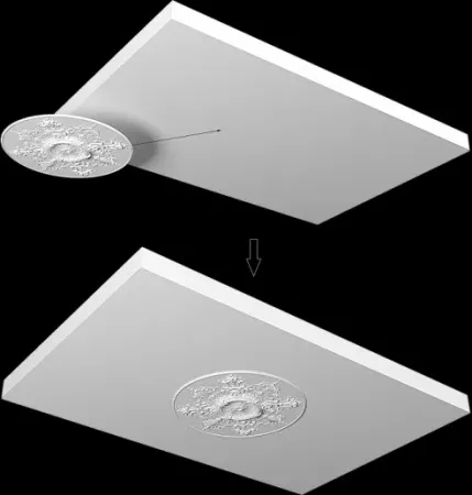 Розетка потолочная Artpole SR136N/V