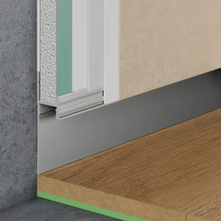 Теневой плинтус скрытого монтажа Pro Design 7209 Анодированный