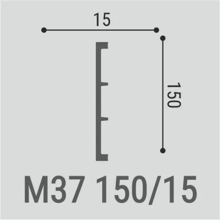 Молдинг Bello Deco М37 150/15