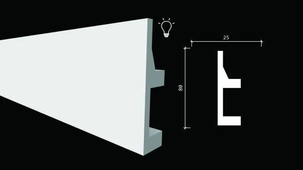 Молдинг DECOR DIZAYN DD615