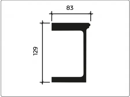 Фасадный декор фриз Европласт 4.33.301