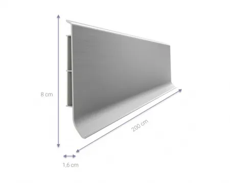 Плинтус напольный LINELA черный 412