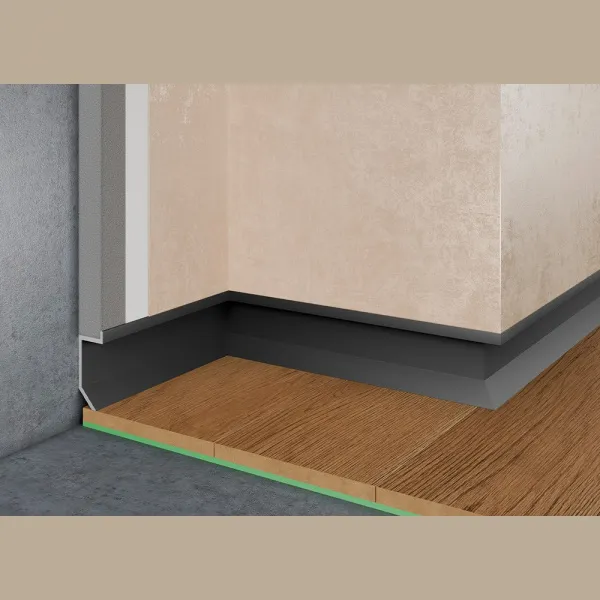 Теневой плинтус Pro Design Slim 723 Черный муар