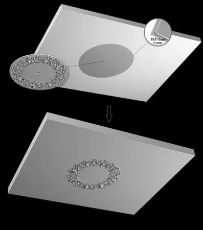 Розетка потолочная Artpole SR94N/V