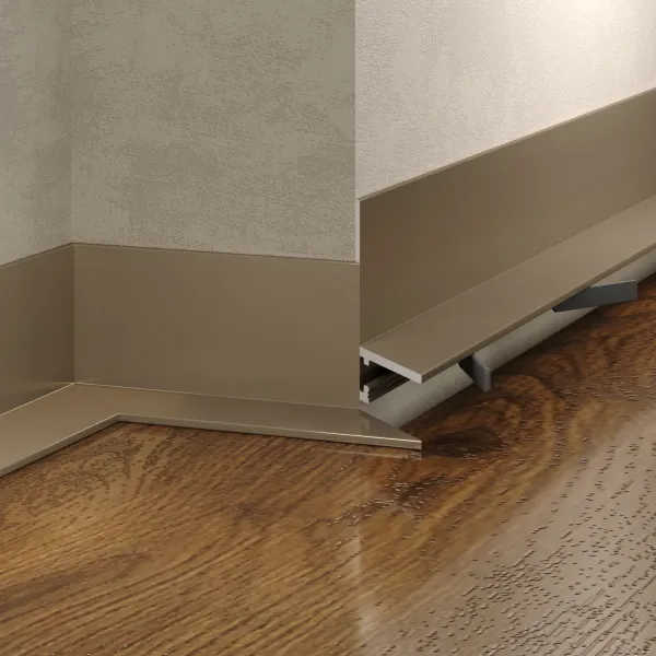 Микроплинтус LACONISTIQ Micro-L угловой Светлое Золото