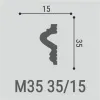 Молдинг Bello Deco М35 35/15