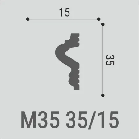 Молдинг Bello Deco М35 35/15
