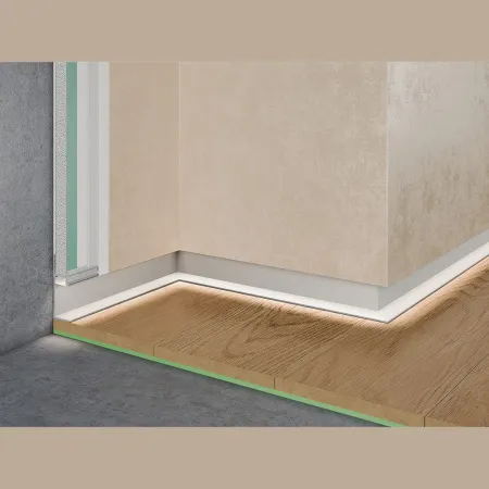 Теневой плинтус скрытого монтажа Pro Design 7210 Анодированный