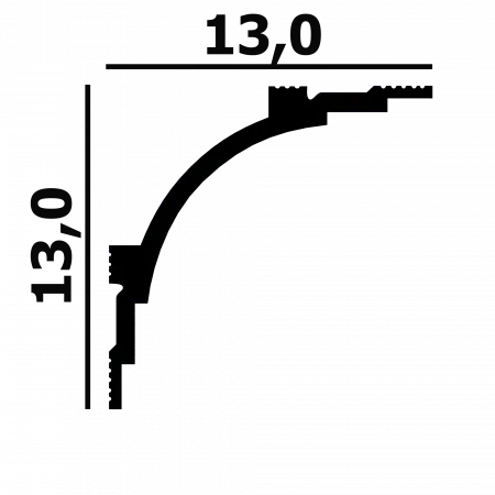 Карниз потолочный Перфект Plus Р100