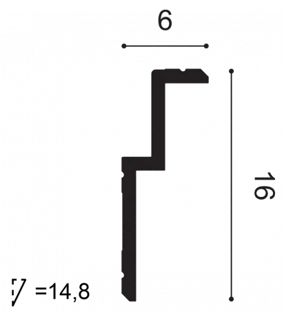 Карниз потолочный Orac Decor C391