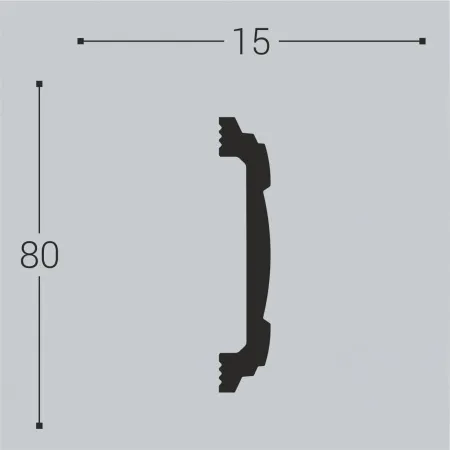 Молдинг Bello Deco М8 80/15