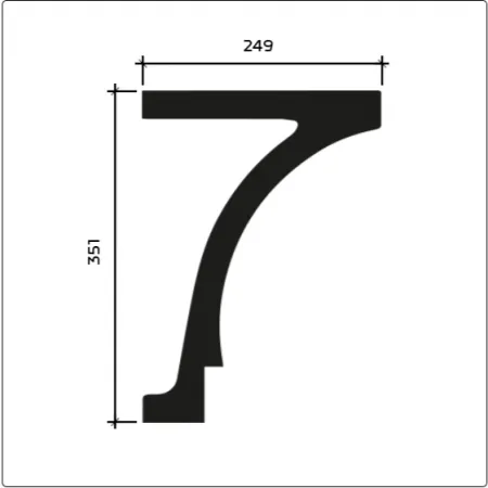 Фасадный карниз Европласт 4.91.002