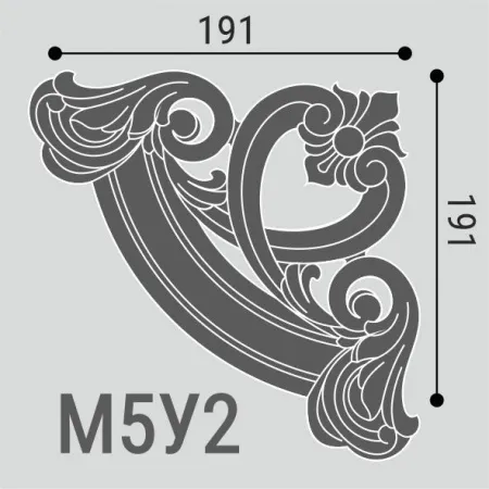 Угловой элемент Де-Багет М5У2