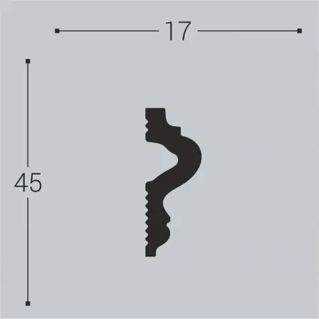 Молдинг Bello Deco М10 45/17