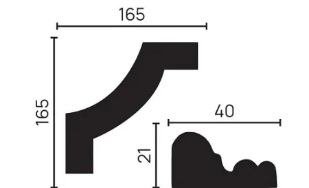 Угловой элемент DECOR DIZAYN C1-DD608