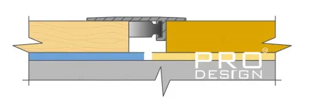 Порог алюминиевый Pro Design 571 2700 мм Белый