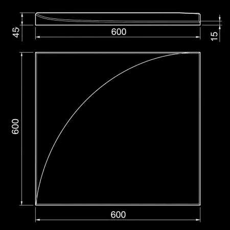 Гипсовая 3D панель Artpole ARCADO-1