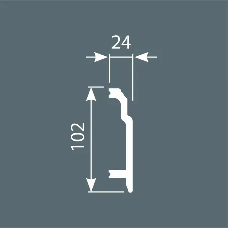 Плинтус напольный COSCA PX003