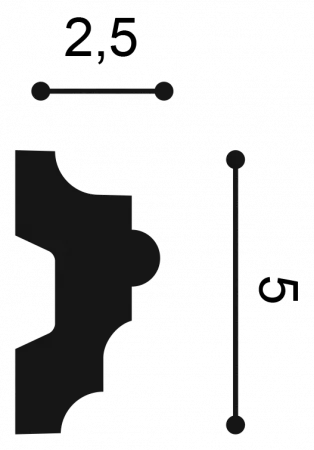 Молдинг Orac Decor P9040