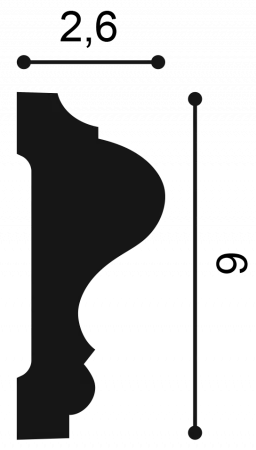 Молдинг Orac Decor P8020 Гибкий