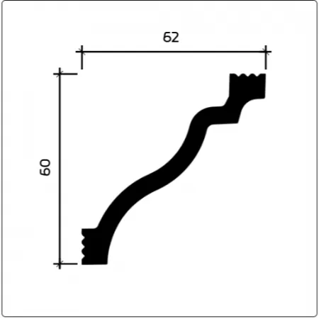 Карниз потолочный Европласт 6.50.105