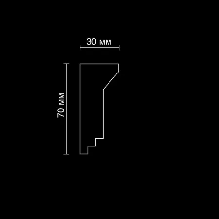 Карниз потолочный гипсовый Artpole SKT7