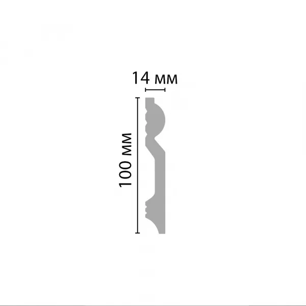 Плинтус напольный Decomaster D137