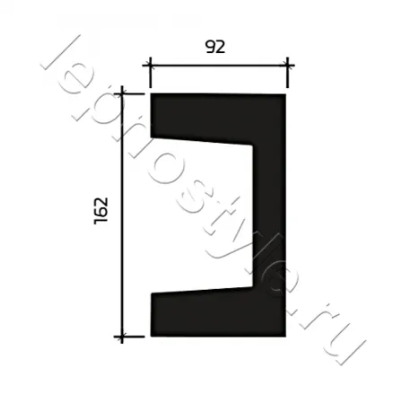 Фасадный декор фриз Европласт 4.33.101