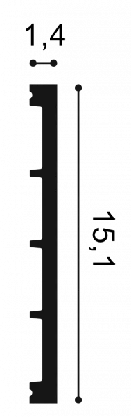 Плинтус напольный Orac Decor SX 168