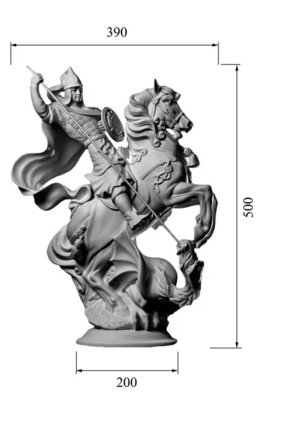 Георгий Победоносец DECORUS ST-013
