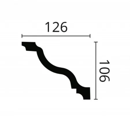 Карниз потолочный NMС WT11