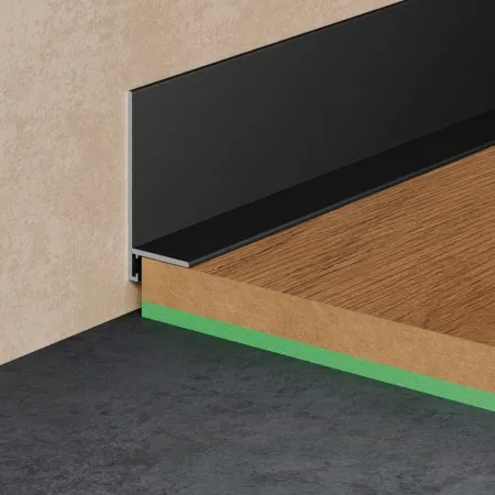 Микроплинтус Pro Design Mini L 601B Черный муар