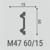 Молдинг Bello Deco М47 60/15