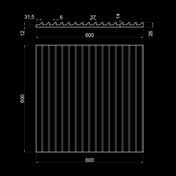 Гипсовая 3D панель Artpole ILLUSION